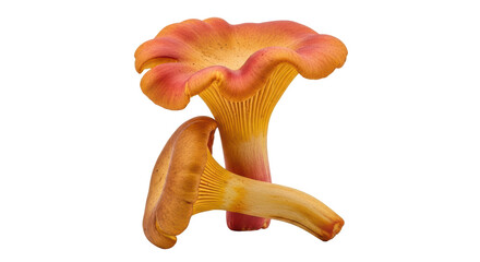 Isolated Chanterelle Mushrooms © Leon