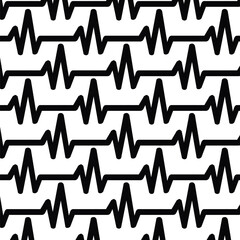 heart beat cardiogram pattern design
