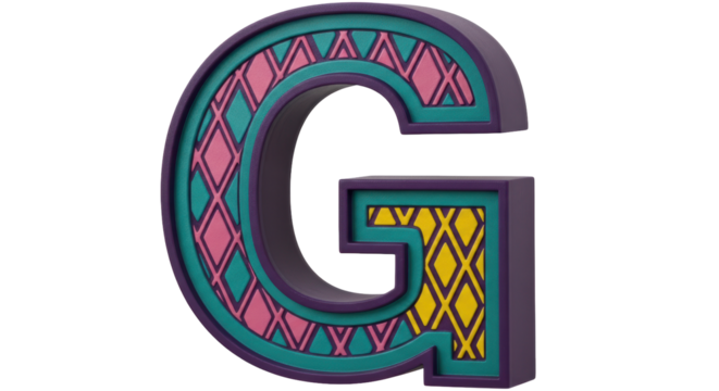 Isolated Letter G