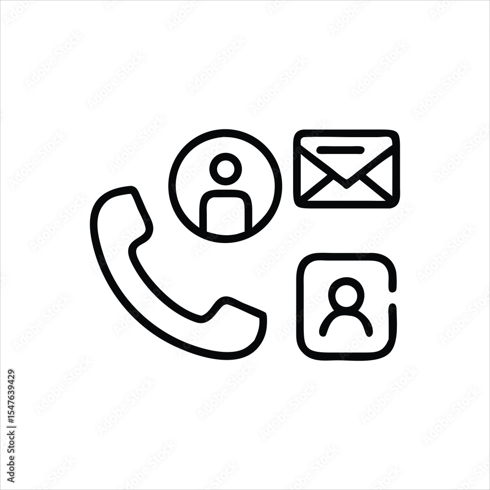 Poster blue round glossy email contact us button icon vector sign for web communication design