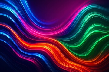 A colorful background with wavy lines
