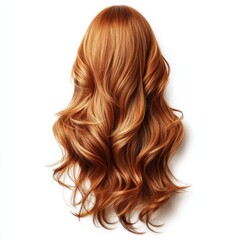 Soft Cascading Hair Styled in Layers for Fashion and Beauty Use