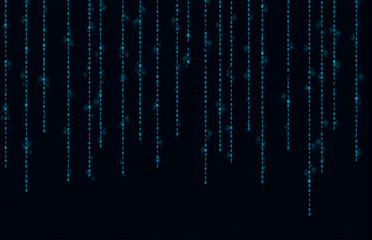 Digital Rain Tech Background