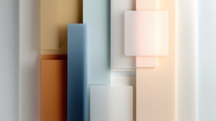 Abstract digital art piece with a modern and minimalistic design. it has a white background with a gradient effect.