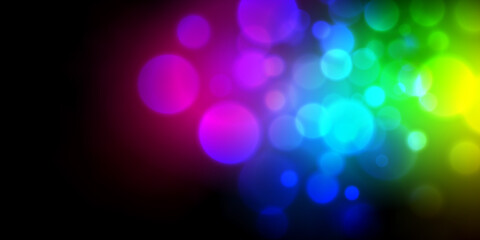 Colorful Abstract Bokeh Light Background