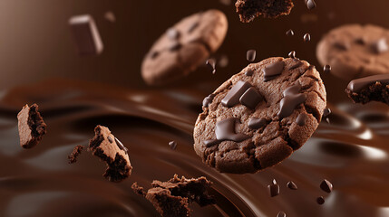 Indulge your cravings with these mouthwatering chocolate chip cookies, a sweet treat for any occasion