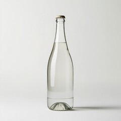Clean and Crisp Mockup of Isolated Beverage Bottle on White Background