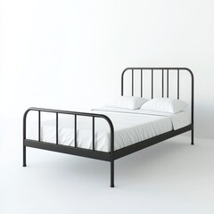Minimalist Metal Bed Frame Design for Modern Interiors