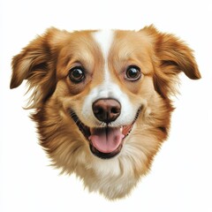 Charming Dog Faces Showcasing Unique Breeds in Vibrant Designs