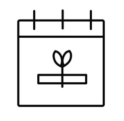 Calendar Icon collection. vector symbol on transparent background