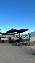 Beach club in Leblon, Rio de Janeiro, Brazil