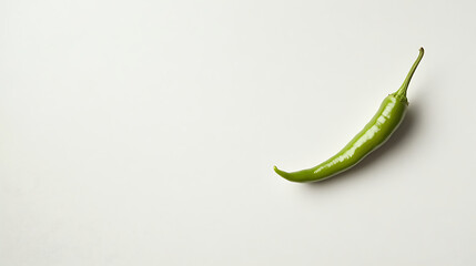 Fresh green chili pepper adding spice to your culinary creations and healthy recipes now