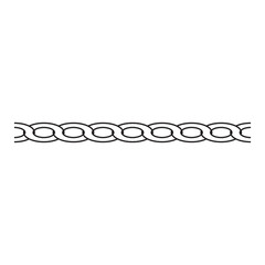 Strong metal chain on black and white background showing security and connection