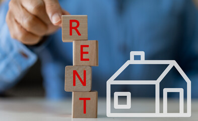 Rental investment and property for rent, home rental management real estate strategies, passive...