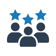 Group rating icon
