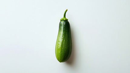 Fresh zucchini squash on clean surface offers healthy eating and vibrant vegetarian lifestyle appeal
