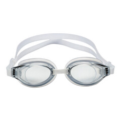 Clear swimming goggles with white headband isolated on swim goggles sports goggles