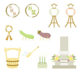 お彼岸 お墓参りのアイテムセット