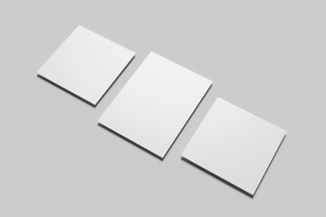 Blank Social Media Post Design Mockup