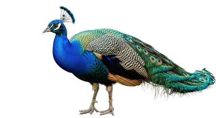 Isolated Peacock