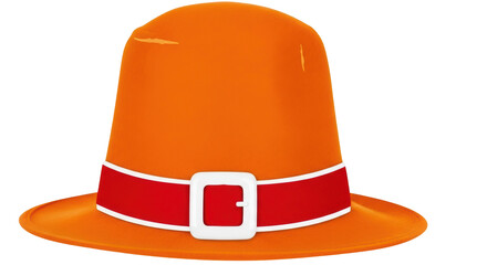 Isolated Pilgrim Hat