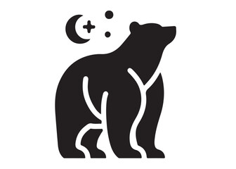 vector silhouettes of a bear, grizzly bear silhouettes, bear silhouette logo vector animals, bear black silhouette animals vector, bear wild animal silhouettes on the white background