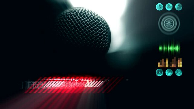 Radio station. Internet radio. Radio broadcasting.
Background for name, title, logo
