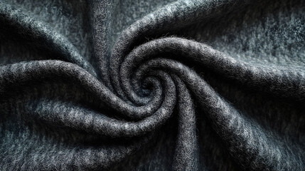 Fototapeta premium Smooth, Solid Color Felt Fabric Texture Swirled Design