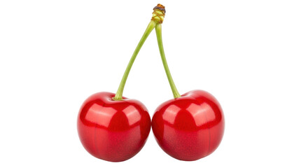 Isolated Pair of Cherries