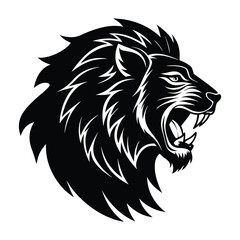 lion head vector