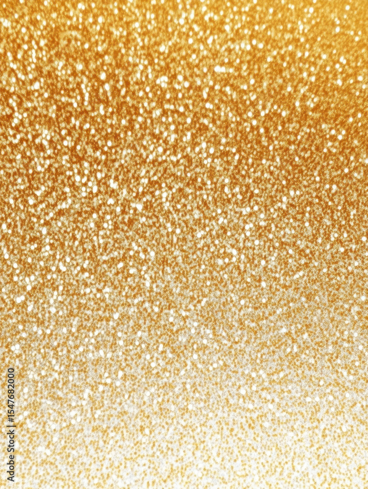 Aufkleber golden glitter background with shimmering bokeh effect creating festive sparkle. abstract yellow gol