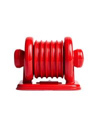 A Red Plastic Dough Kneader Small Centered On