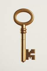 Antique gold key