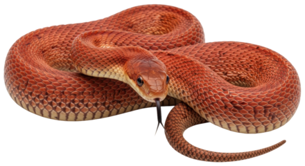 Isolated Corn Snake