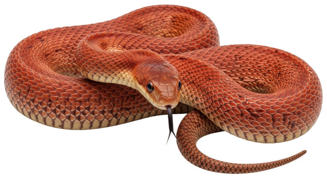 Isolated Corn Snake