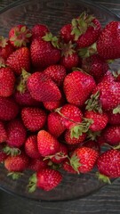 strawberries in a basket