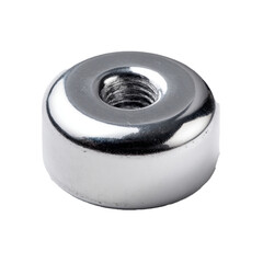 A Silver Metal Car Tire Valve Cap Single