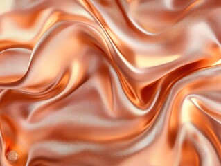 Obraz premium Peach silk fabric texture background