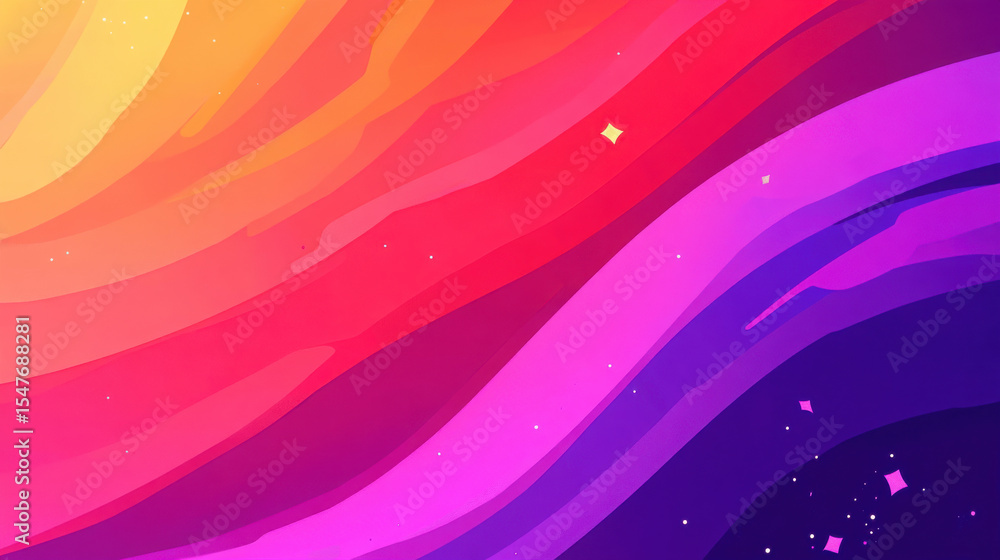 Poster abstract artistic background with flowing gradient waves. creative design for web banner, presentati