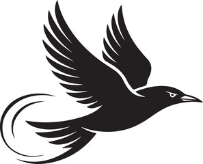 Obraz premium Minimalist Bird Vector