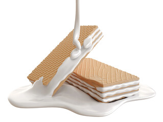 Httpss.mj.runktmmdtxup4w Wafers With White Cream Flowin 3x