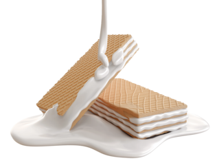 Httpss.mj.runktmmdtxup4w Wafers With White Cream Flowin 3x