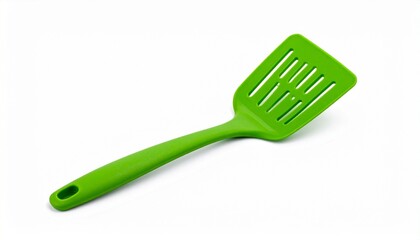 green plastic spatula