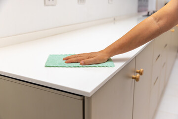 Acrylic Slab  kitchen countertop provides an affordable, versatile, and easy-to-clean