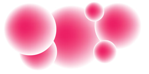 Abstract pink bubbles soft gradient background