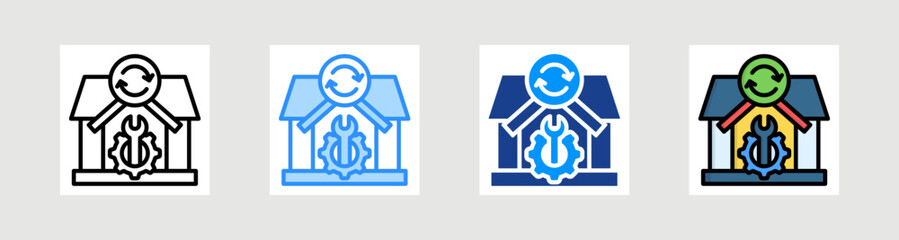 Home Repair Icon Collection Set Multiple Style