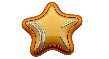 Isolated Gold Star