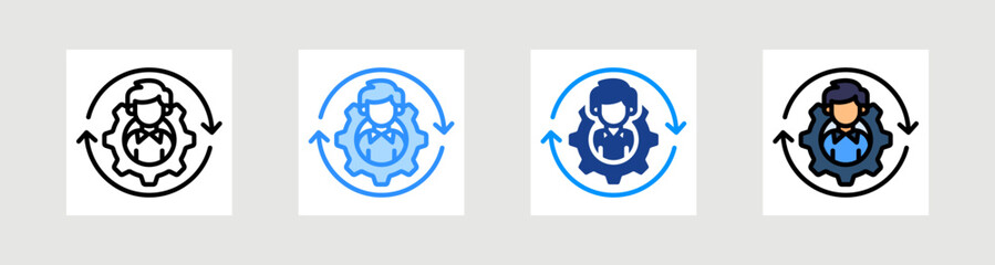 Operation Management Icon Collection Set Multiple Style