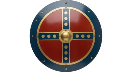Isolated Viking Shield