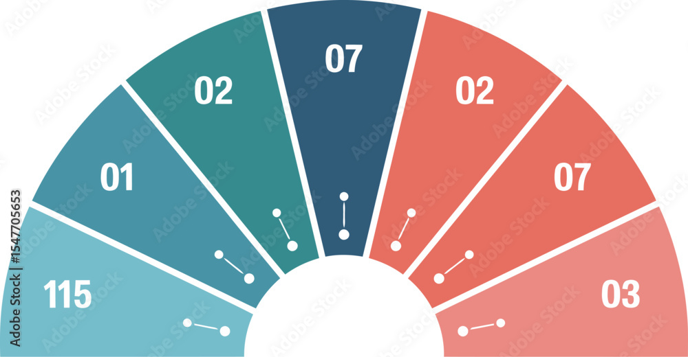 Poster colorful data chart diagram infographic presentation template for business and marketing use cases e
